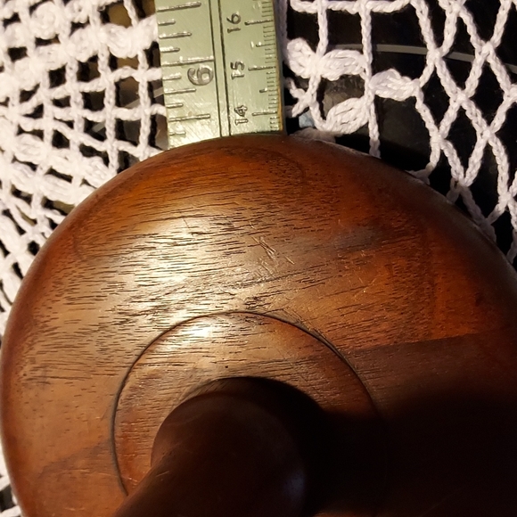 FINAL OLD Wood Candle Sticks - Picture 8 of 12